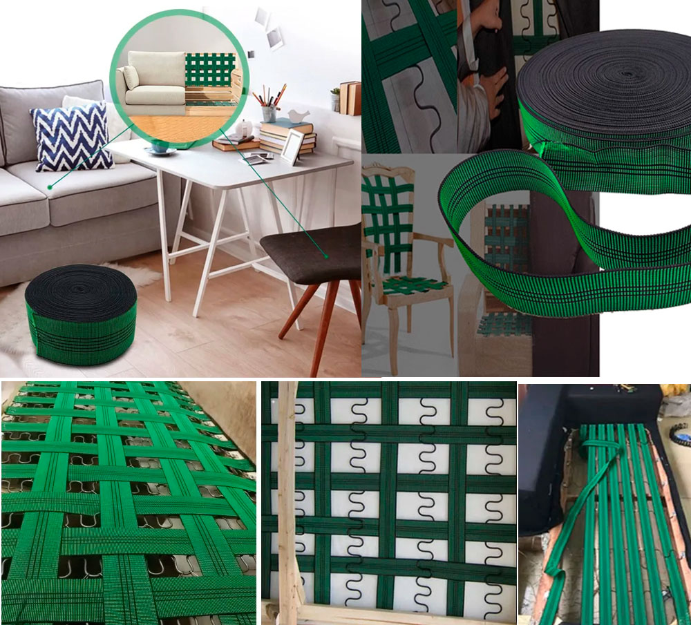 Sofa Elastic Webbing Application