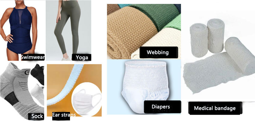 spandex yarn application
