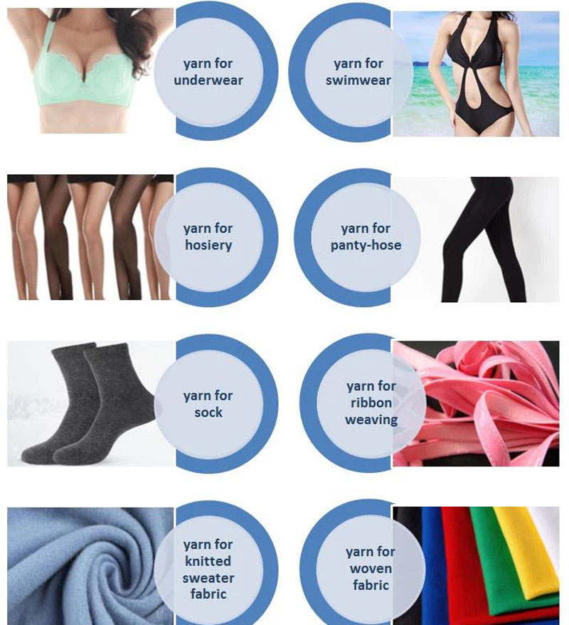 Spandex Yarn 84D Application